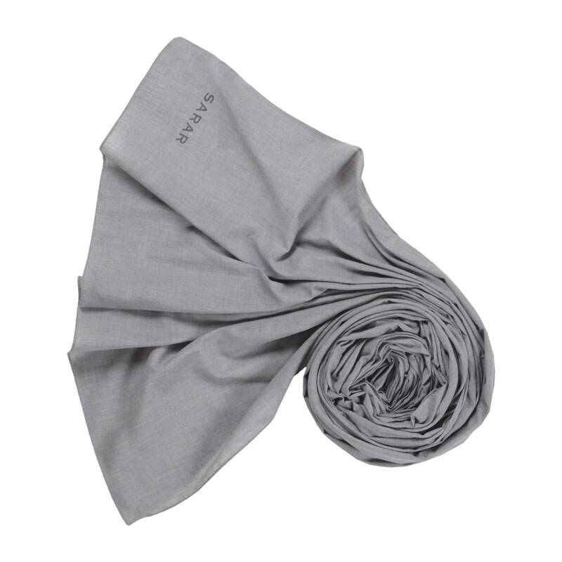 SİYAH PAMUK KETEN ŞAL