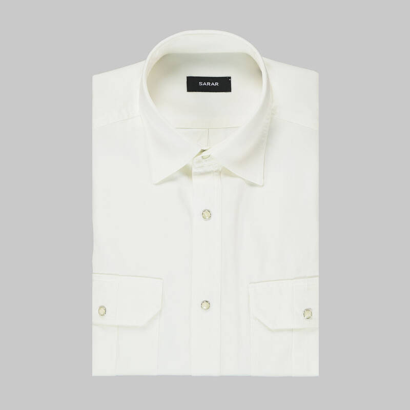 SARAR LACİVERT GÖMLEK