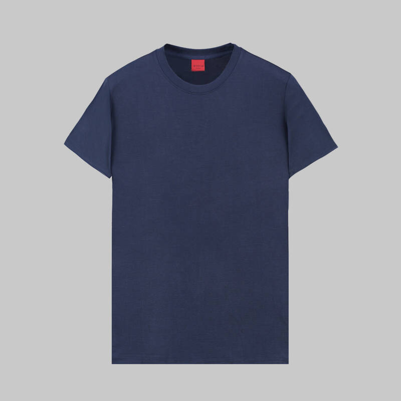 BİSİKLET YAKA SİYAH BASİC TİŞÖRT