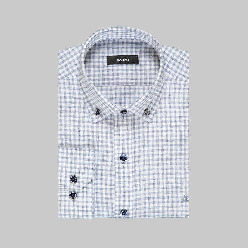 ELETA SLİM FİT MAVİ GÖMLEK