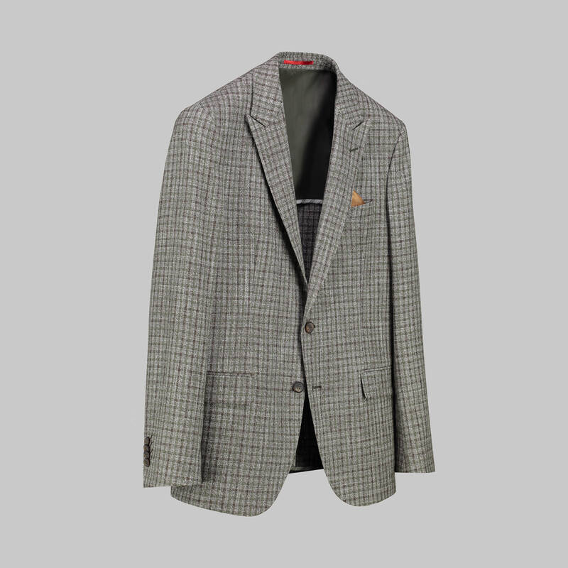 AMARA KARELİ KAHVERENGİ CEKET