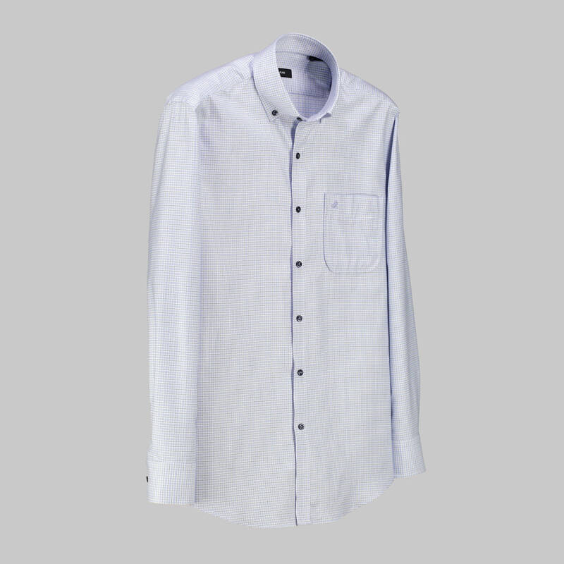 ELETA GÖMLEK KARELİ MAVİ