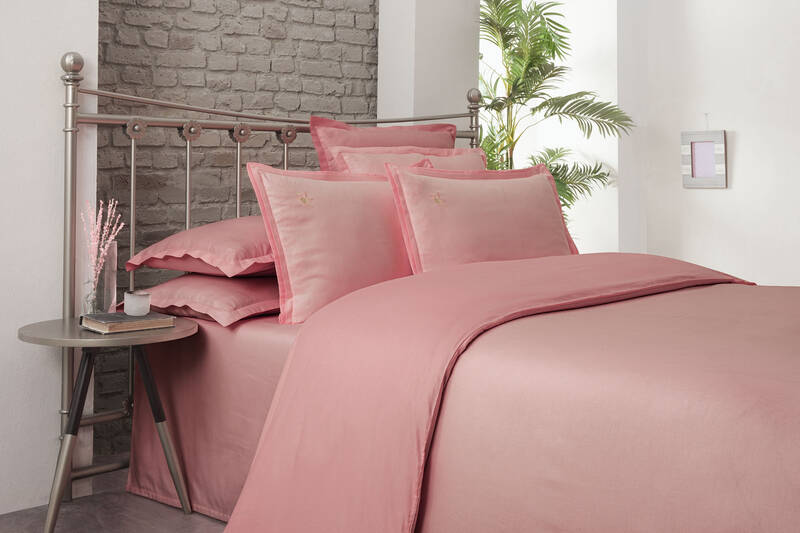 OLIVE ARMÜRLÜ KOYU BEJ KING SIZE NEVRESİM TAKIMI