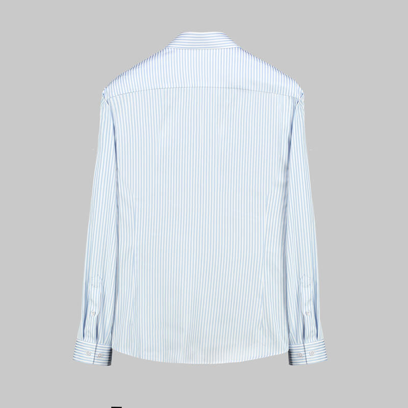 SOSA UZUN KOL MAVİ ÇİZGİLİ GÖMLEK