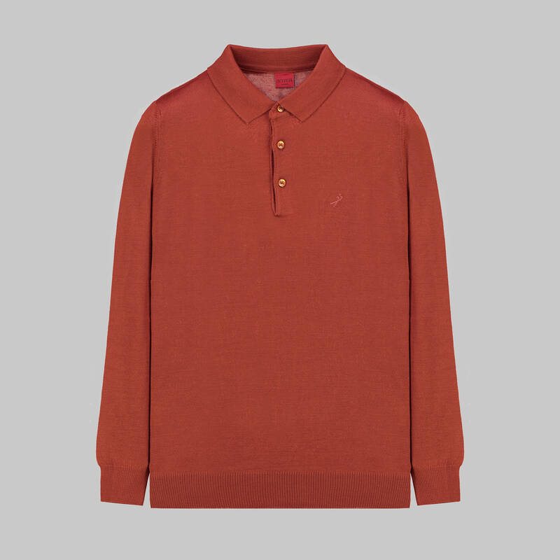 DÜĞMELİ POLO YAKA SİYAH TRİKO KAZAK