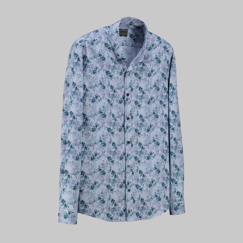 GOIAS SOHO DESENLİ YEŞİL GÖMLEK