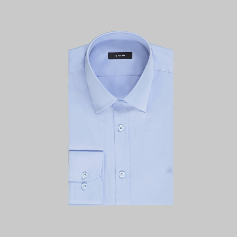 ELVIO SLİM KOYU MAVİ GÖMLEK