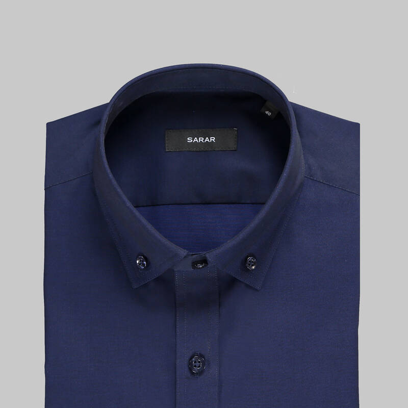 ELETA SLIMEO LACİVERT GÖMLEK