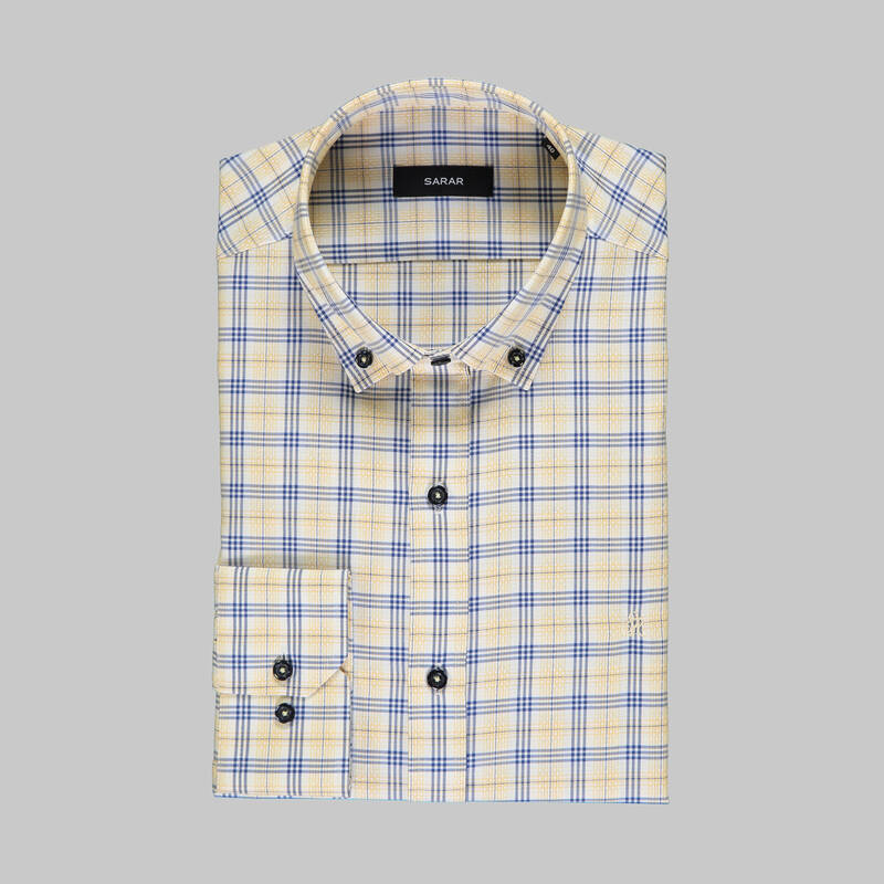 ELETA SLIMEO EKOSE SARI GÖMLEK