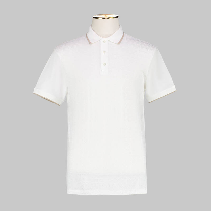 DÜĞMELİ POLO YAKA SİYAH T-SHIRT