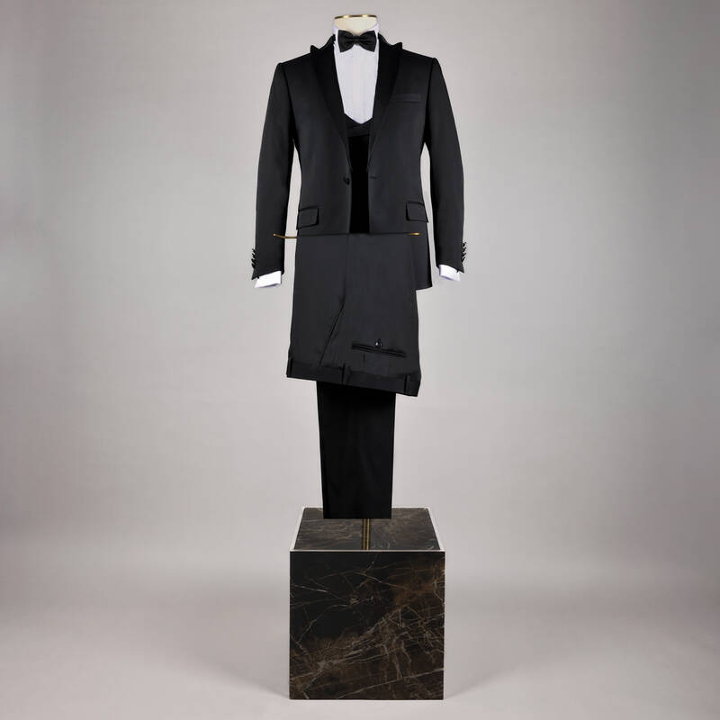 HAPPY NIGHT CARLO SİYAH SMOKİN YELEK PAPYON TAKIM