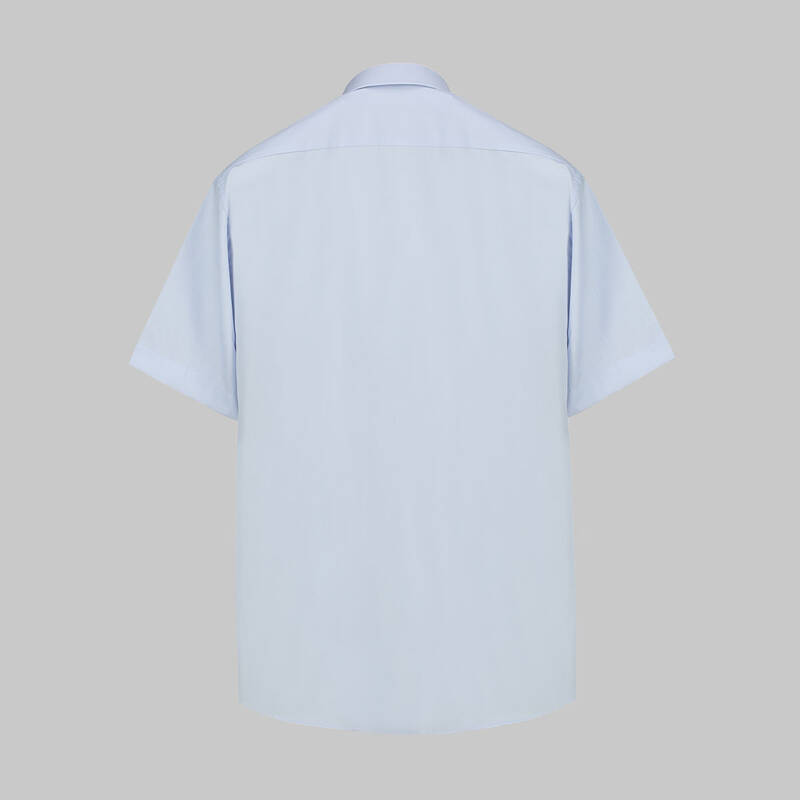 ELVIO KISA KOL KOYU MAVİ GÖMLEK