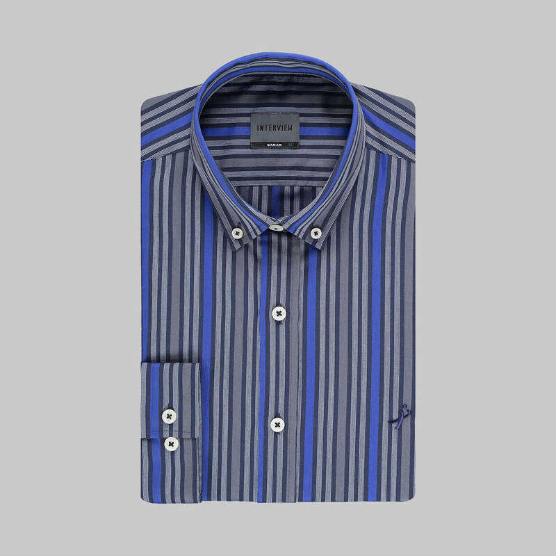 GOIAS SOHO KOYU MAVİ SLİM GÖMLEK