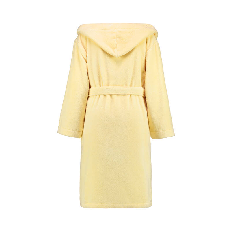 MICCO KAPUSONLU UNISEX BORNOZ BEJ