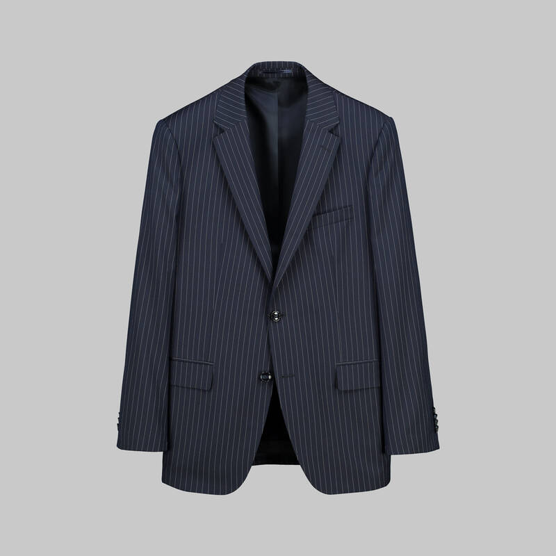 JAM LACİVERT ÇİZGİLİ TAKIM ELBİSE