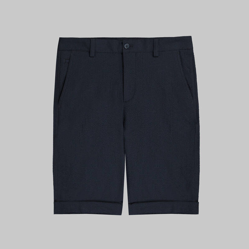 RUAN LACİVERT BERMUDA ŞORT