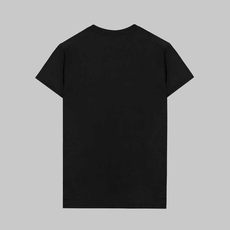 BİSİKLET YAKA SİYAH BASİC TİŞÖRT