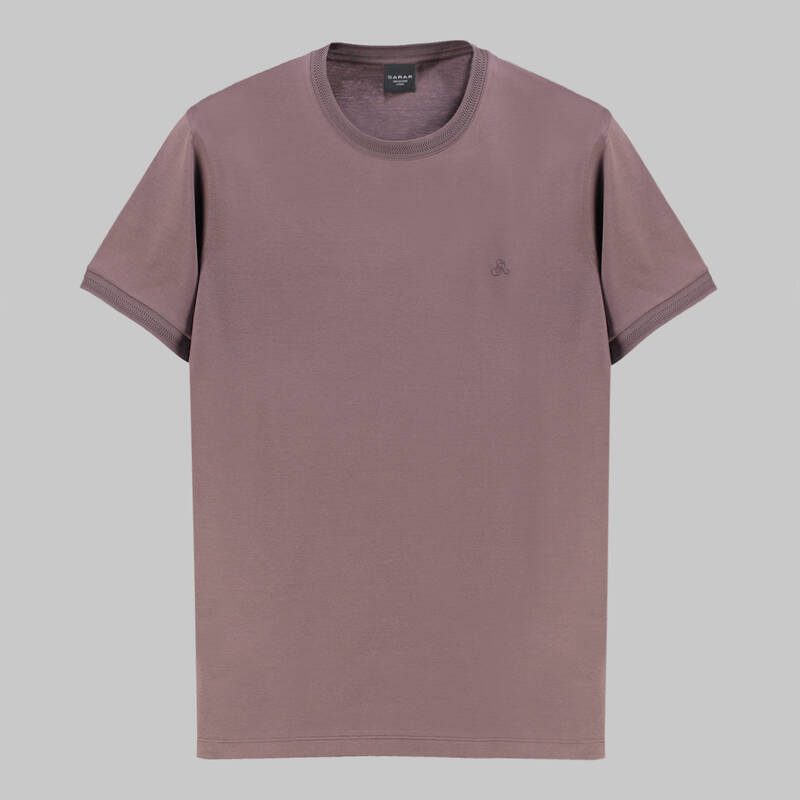 SARAR BİSİKLET YAKA MÜRDÜM T-SHIRT