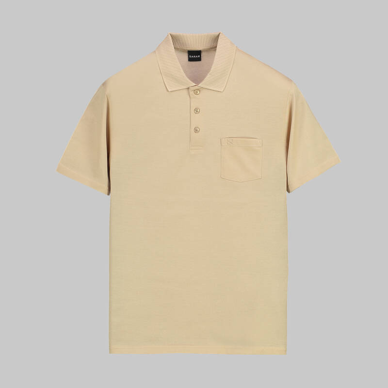 POLO YAKA CEPLİ SİYAH TİŞÖRT