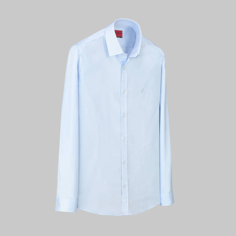 SOSA UZUN KOL MAVİ GÖMLEK