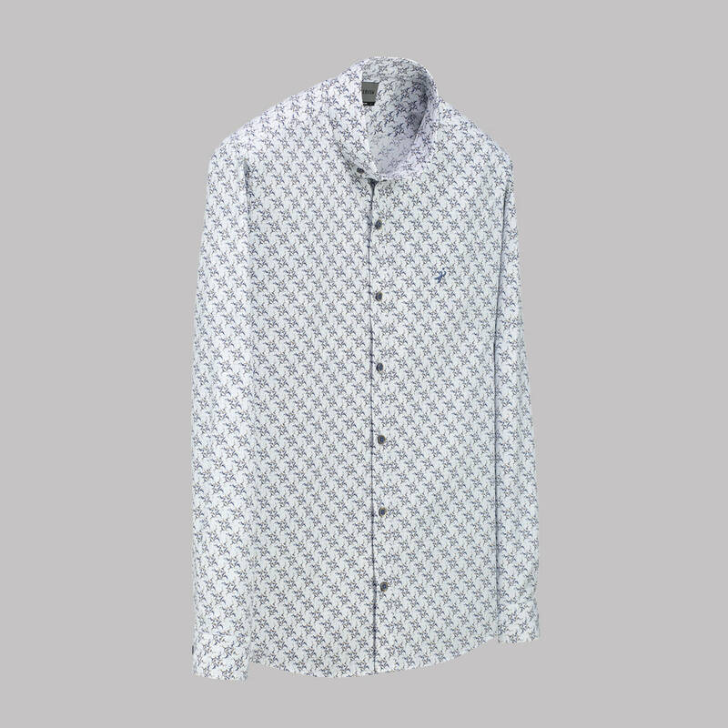 GOIAS DESENLİ BEJ GÖMLEK