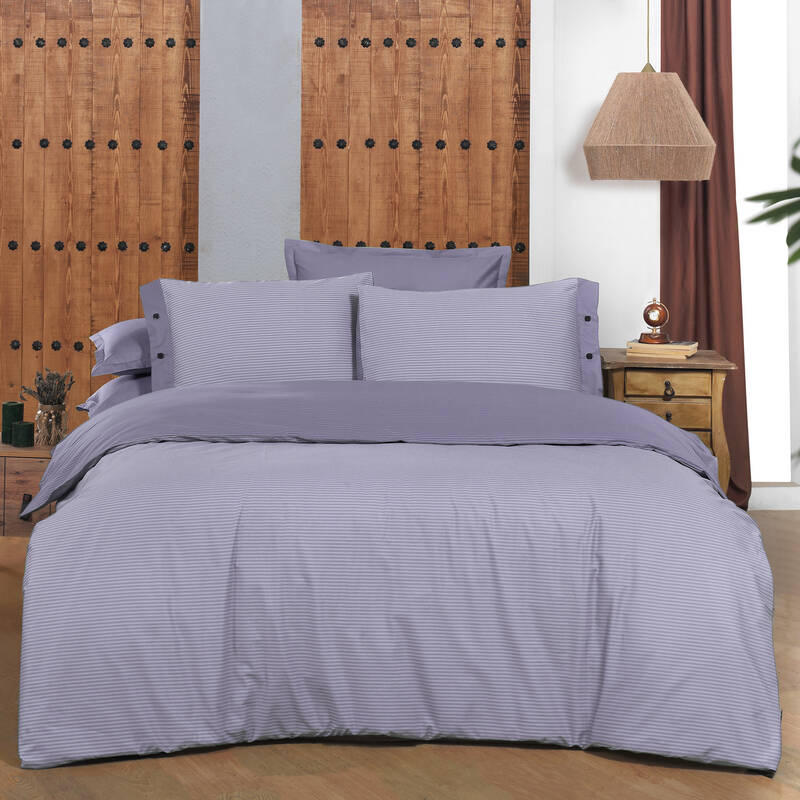 NEW FANCY STRIPE ÇİFT KİŞİLİK MAVİ NEVRESİM TAKIMI