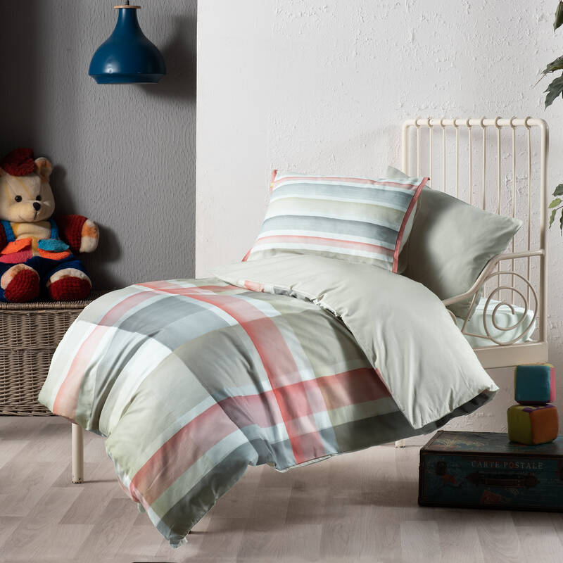 VEGAS FANCY POPLIN BEJ BEBEK NEVRESİM TAKIMI