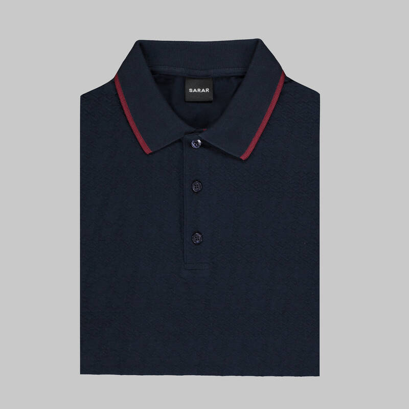 DÜĞMELİ POLO YAKA SİYAH T-SHIRT