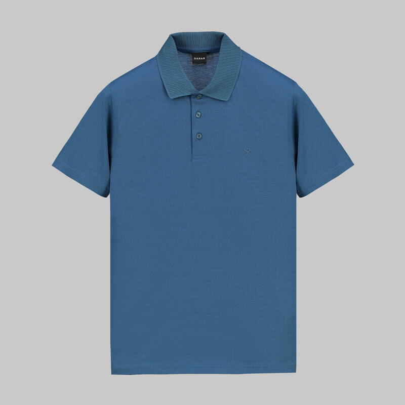 POLO YAKA KISA KOL GRİ TİŞÖRT