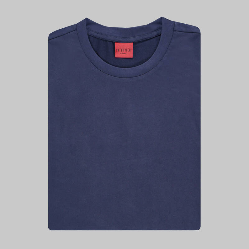 BASİC BİSİKLET YAKA SİYAH T-SHIRT