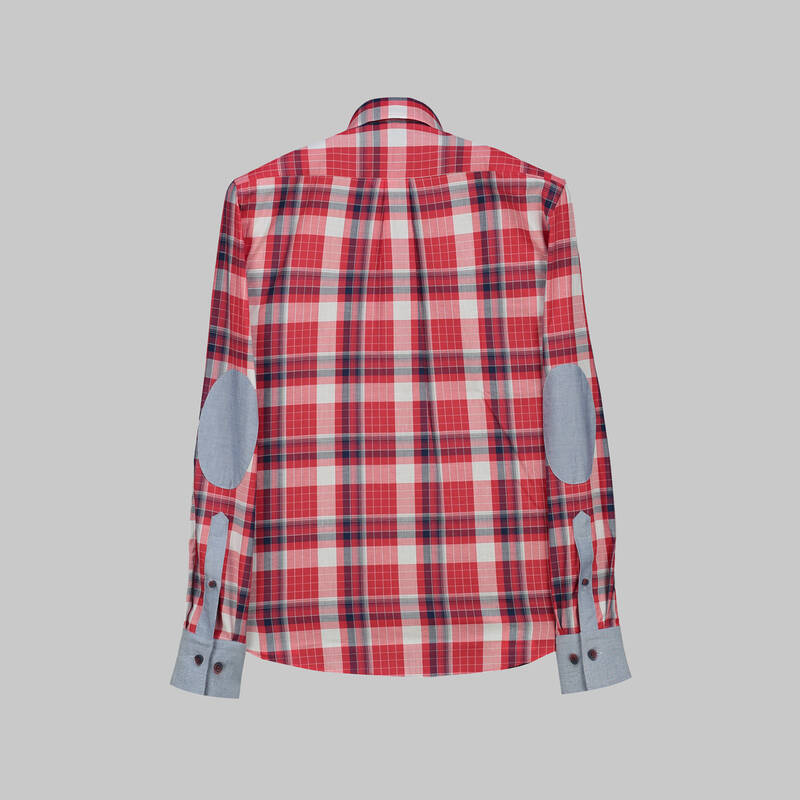 CARİNA KIRMIZI UZUN KOL GÖMLEK