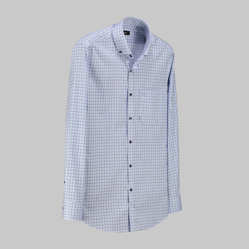 KARELİ MAVİ ELETA GÖMLEK