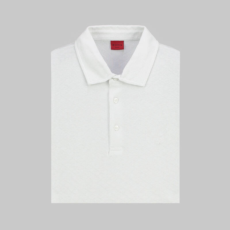 POLO YAKA PETEK DESENLİ YEŞİL TİŞÖRT