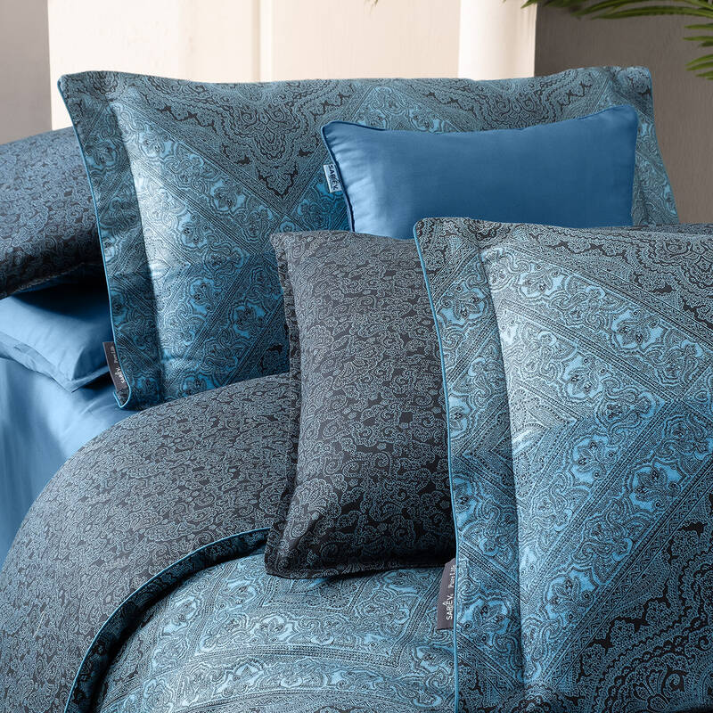 BREZNO SATEN TEK KİŞİLİK MAVİ NEVRESİM TAKIMI