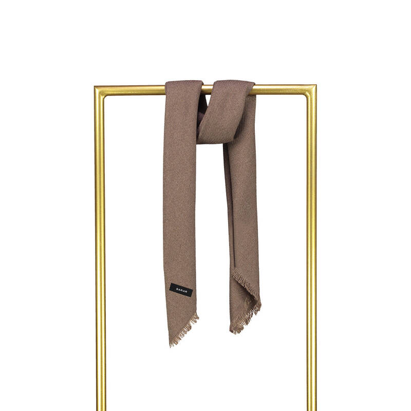 HİNT KAŞMİRİ SİYAH EŞARP