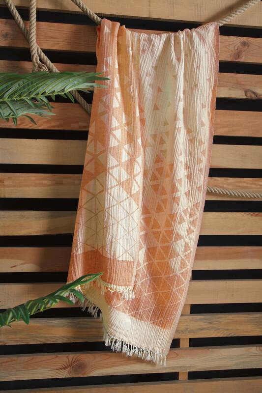 RAISA MAVİ PLAJ HAVLUSU