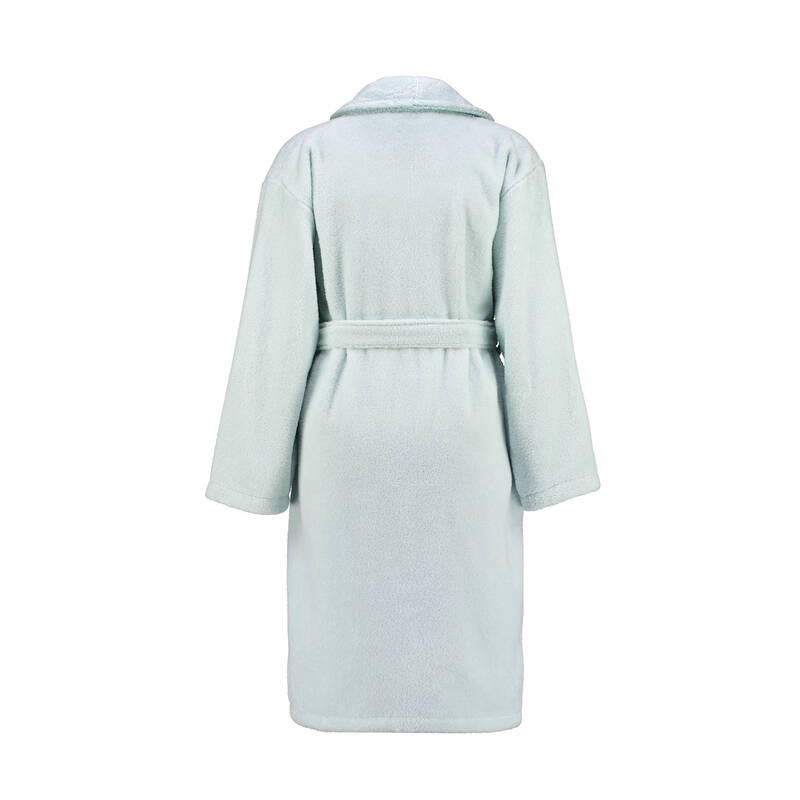 MICCO ŞAL YAKA UNISEX BORNOZ SARI