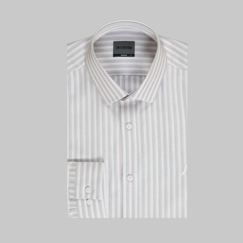 SOSA UZUN KOL SOHO ÇİZGİLİ MAVİ GÖMLEK