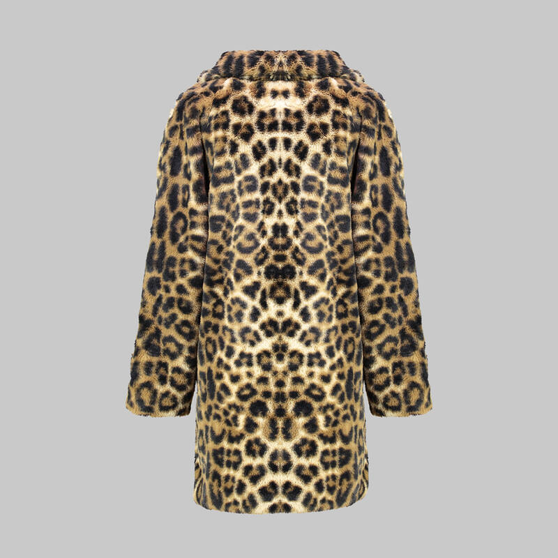 IRENA SARI SİYAH KABAN