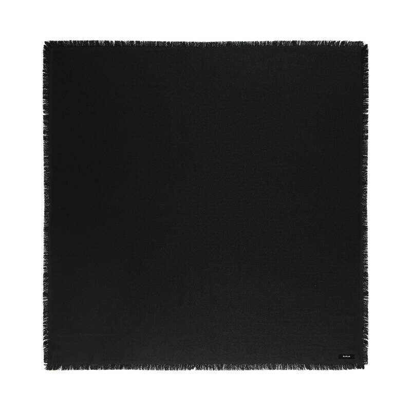 HİNT KAŞMİRİ SİYAH EŞARP