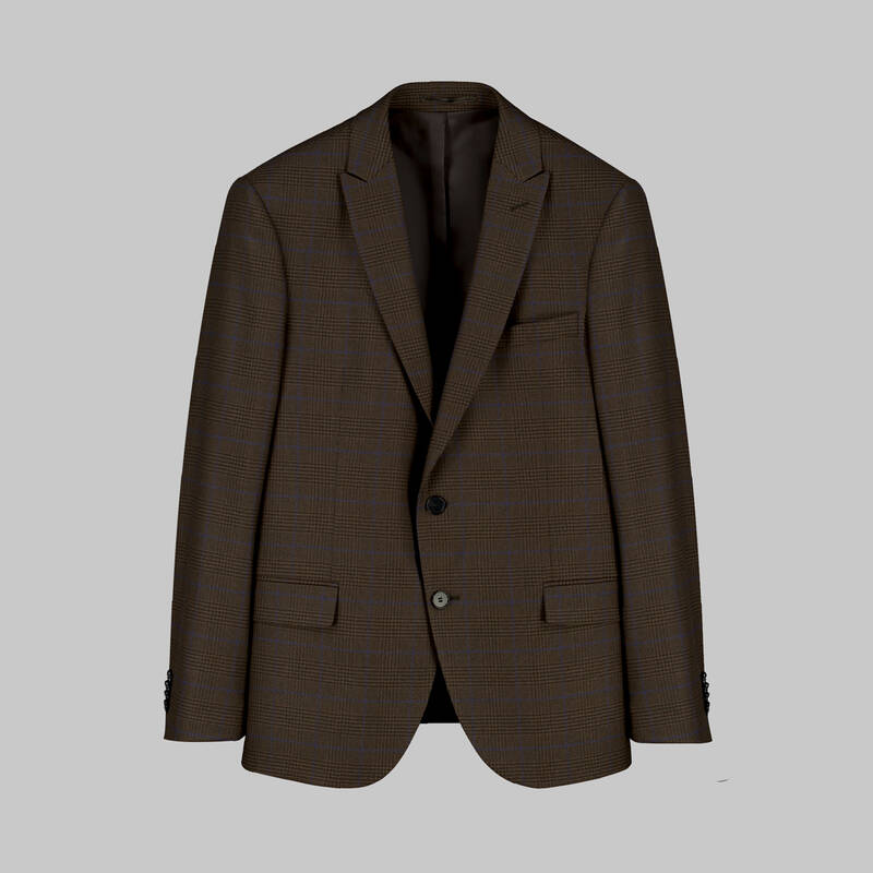 TEDRICK SELIG KARELİ TAKIM ELBİSE