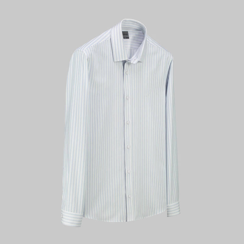 SOSA UZUN KOL SOHO ÇİZGİLİ MAVİ GÖMLEK