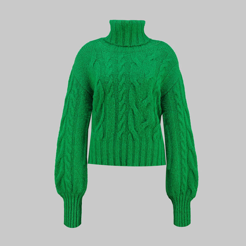 PETRU TAŞ RENGİ BOĞAZLI KAZAK