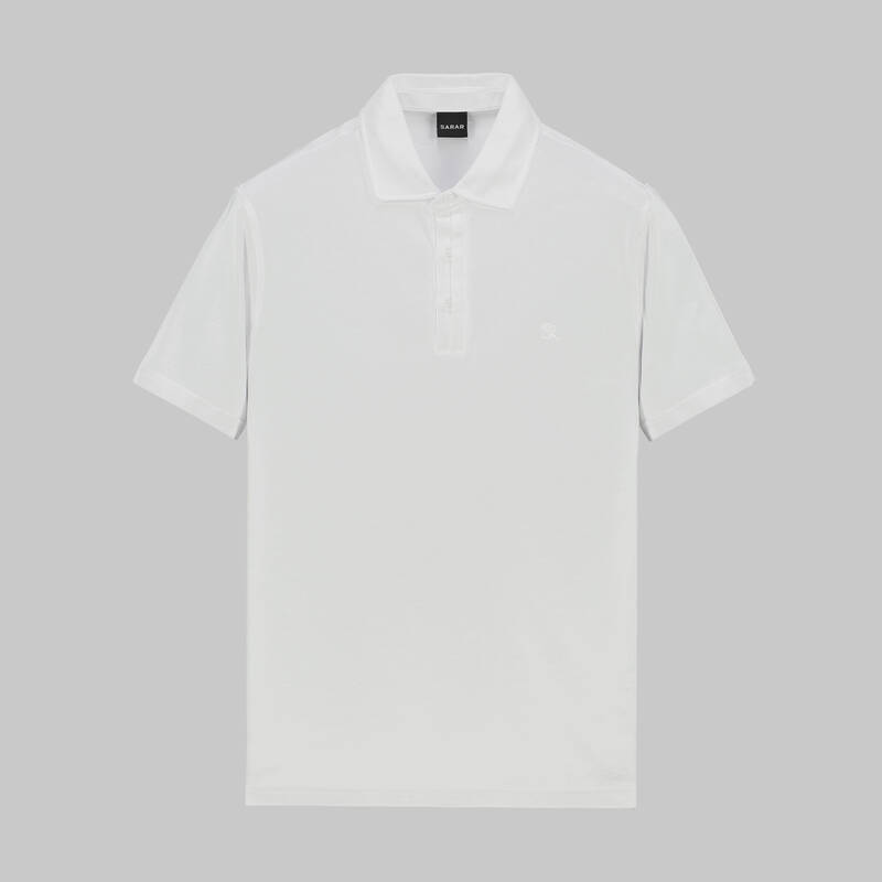 DÜĞMELİ POLO YAKA KISA KOL SİYAH TİŞÖRT