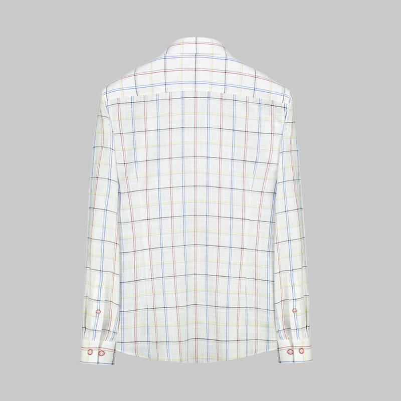 GOIAS KARELİ BEJ GÖMLEK