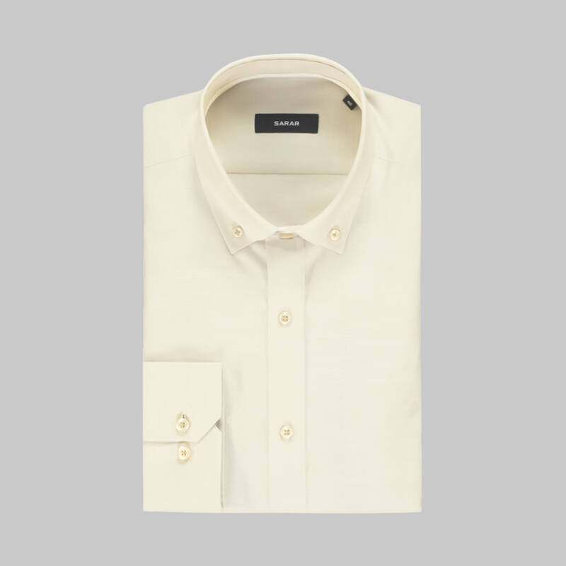 ELETA UZUN KOL SLIMEO BEJ GÖMLEK