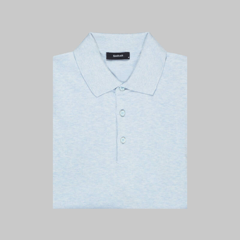 DÜĞMELİ POLO YAKA LACİVERT TRİKO