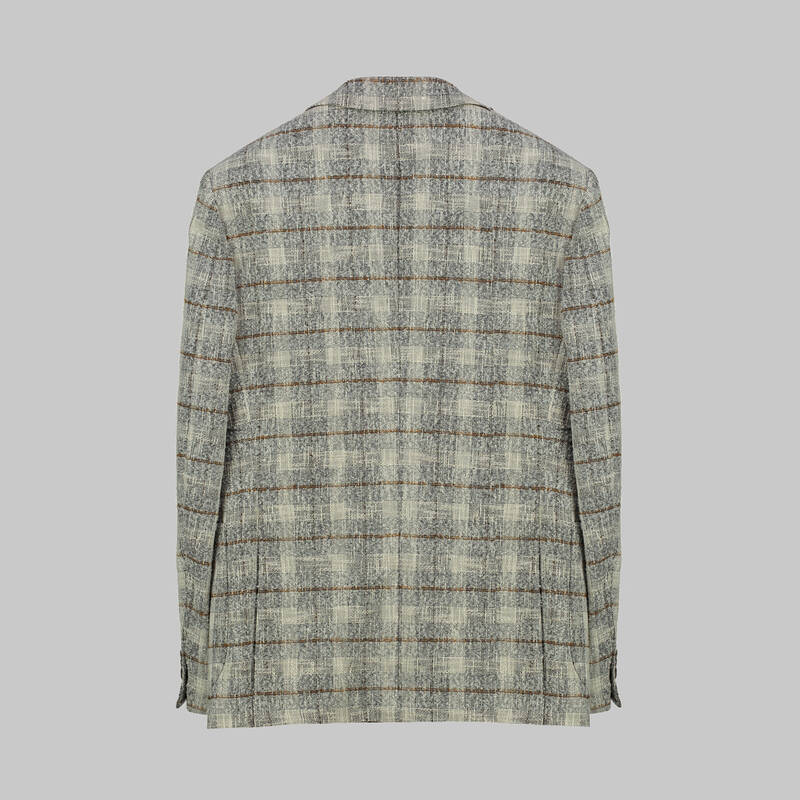 MERTENS KARELİ GRİ CEKET