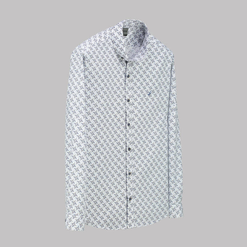 GOIAS DESENLİ BEJ GÖMLEK