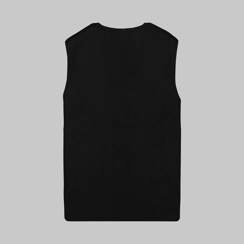 SİYAH TRİKO YELEK